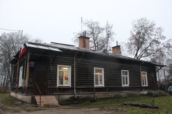 Jedyny drewniany budynek z pocz. XX w. z dawnych koszar w Grajewie