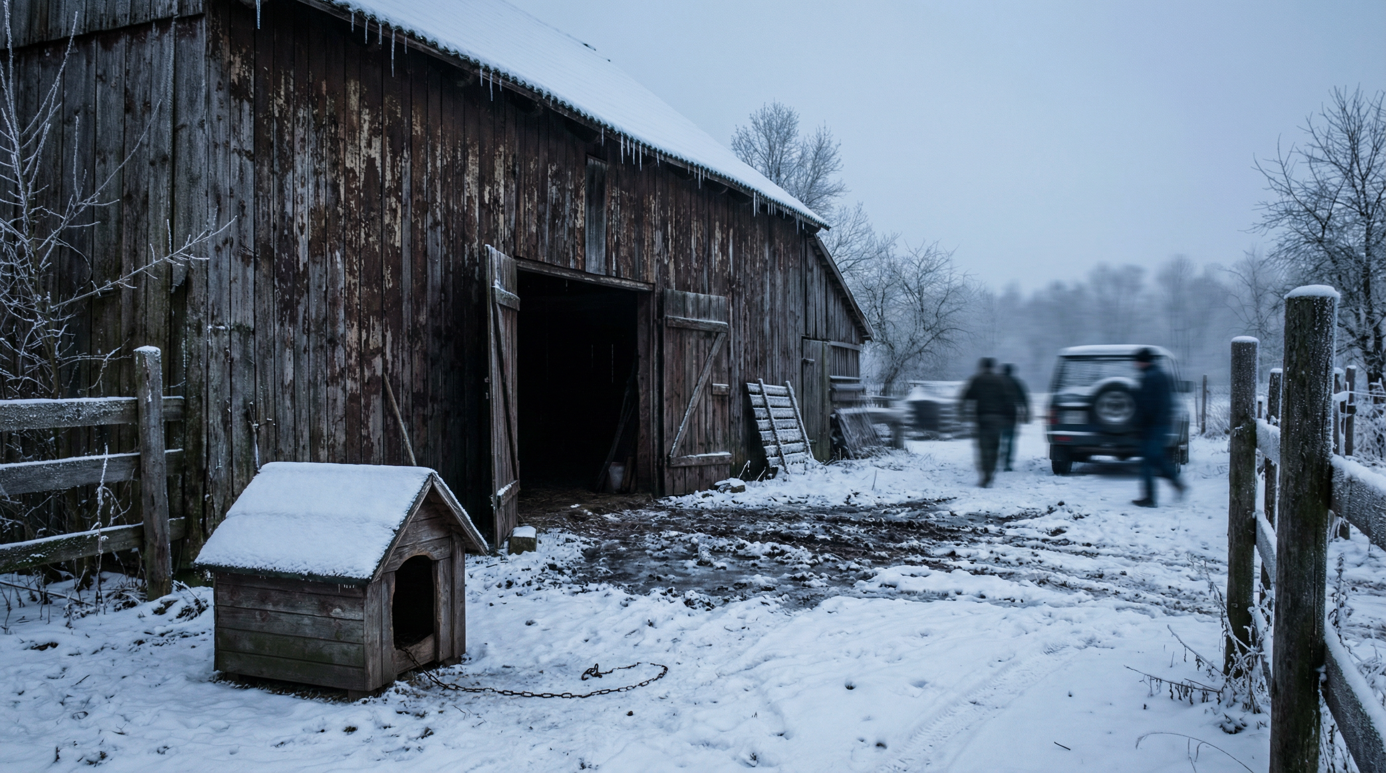 Pies zamarzł w klatce w Lubsku. Drugi uratowany w ostatniej chwili