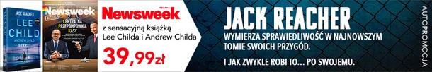 Najnowszy Newsweek z książką Lee Childa
