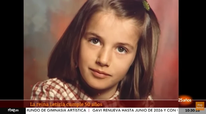 Kraljica Leticija kao devojčica