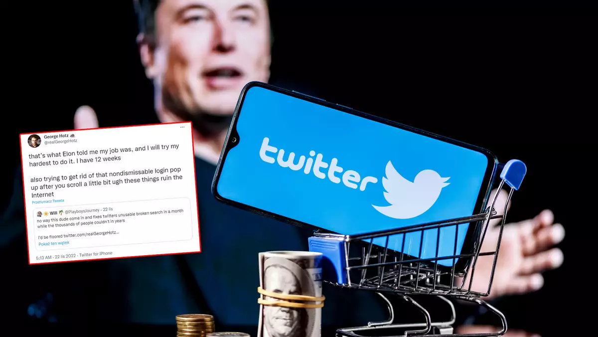 Elon Musk zatrudnił hakera, który ma naprawić Twittera