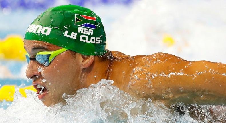 Chad Le Clos of South Africa competes in the 200M Butterfly final on day one of the 13th FINA World Swimming Championships (25m) at the WFCU Centre on December 6, 2016 in Windsor Ontario, Canada