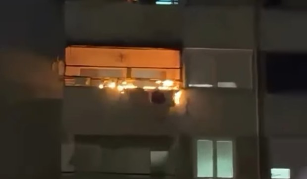 Požar na Novom Beogradu