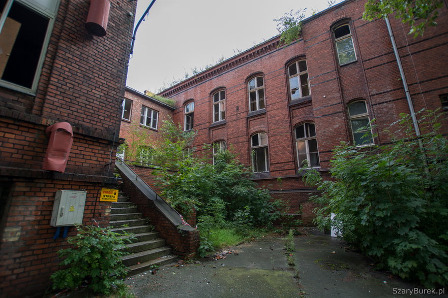 Opuszczony szpital w Raciborzu.