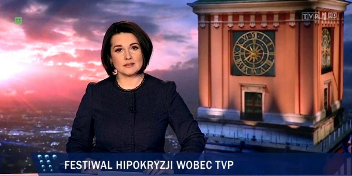 Edyta Lewandowska zastąpiła Krzysztofa Ziemca w Wiadomościach TVP