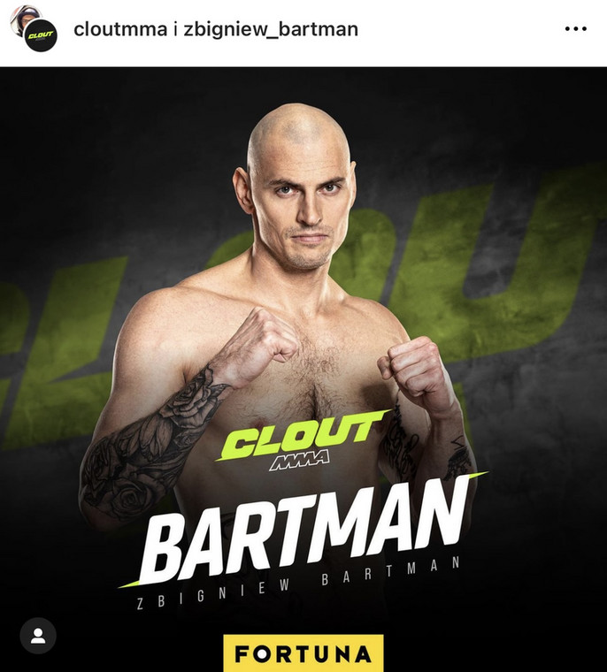 Zbigniew Bartman zawalczy na Clout MMA