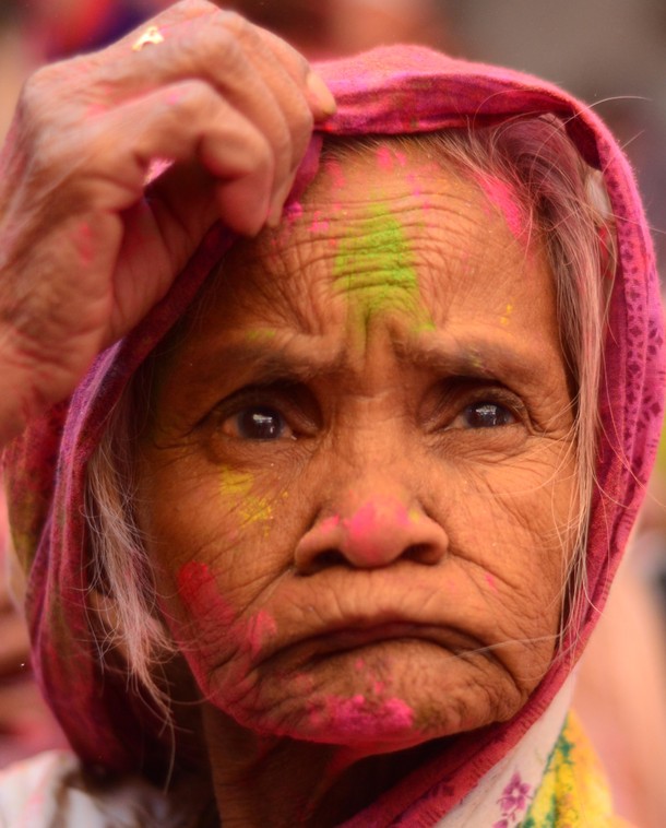 India: Widows Celebrate Holi Festival