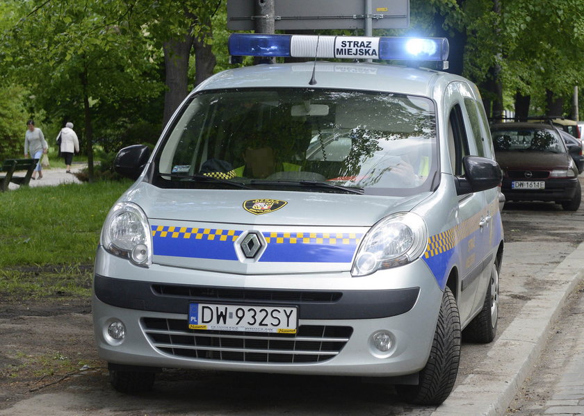 Radiowóz wrocławskiej straży miejskiej