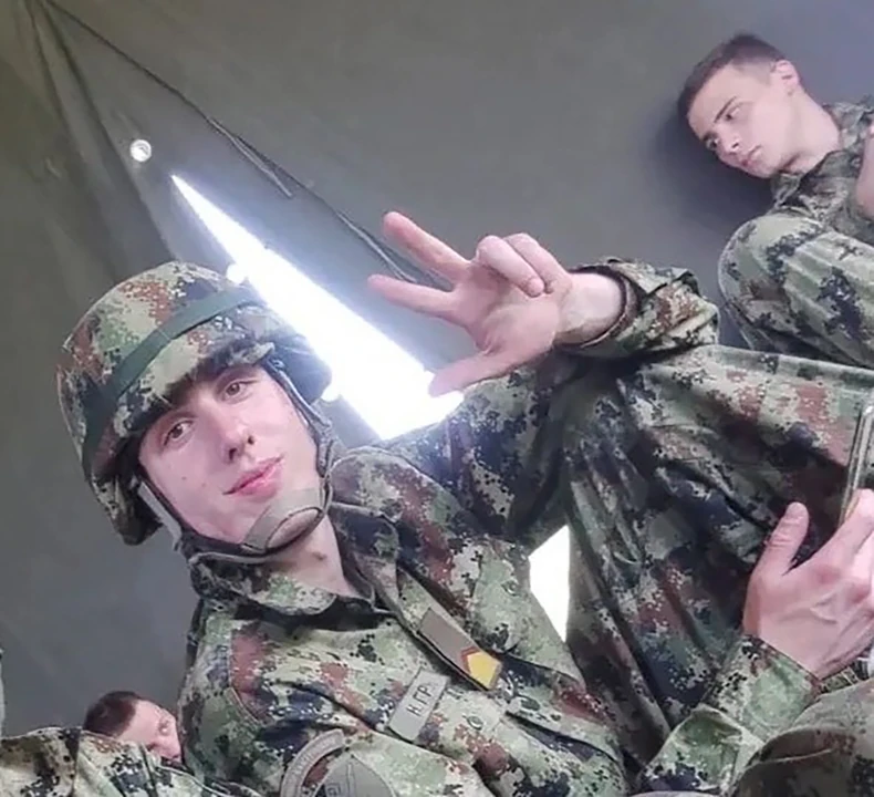 Nikola Grujić, kadet koji je podlegao povredama koje je zadobio u saobraćajnoj nesreći