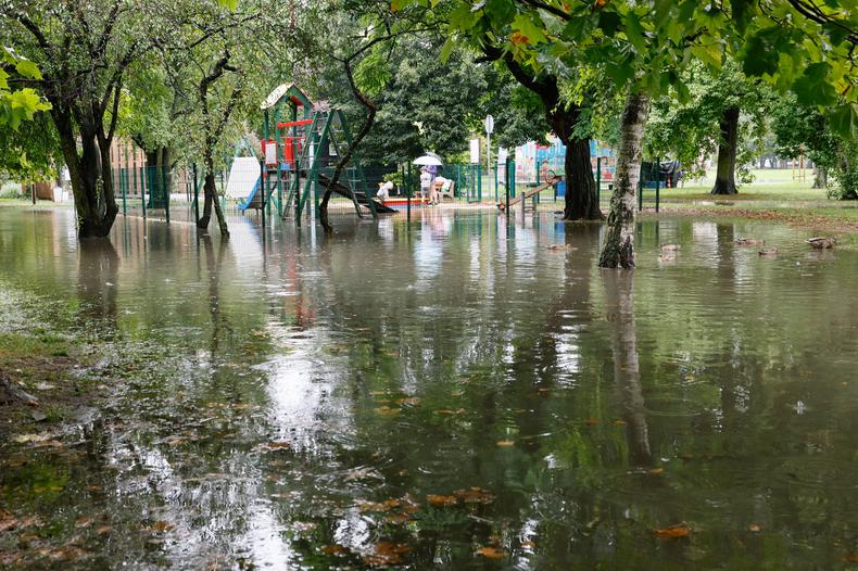 Podtopienia w Ostrowie Wielkopolskim, 19 sierpnia