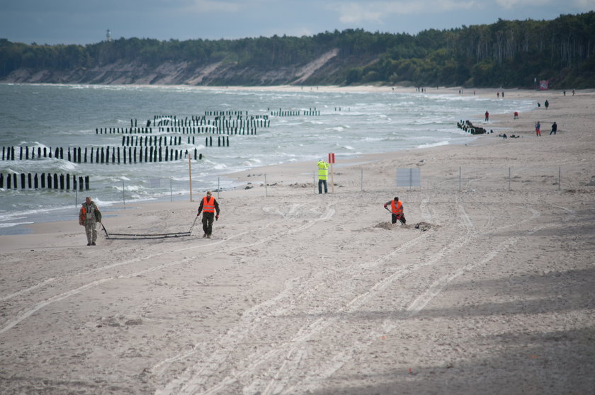 Plaża w Ustce 