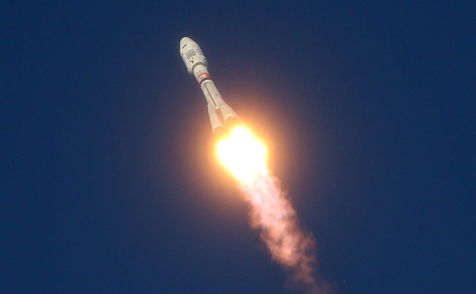 RUSSIA SPACE SOYUZ ROCKET LAUNCH (Russia launches satellites into space from new Vostochny cosmodome)