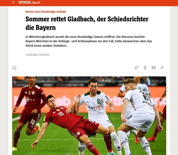 Borussia M. - Bayern. Niemieckie media nie mają litości dla Bayernu - Piłka  nożna
