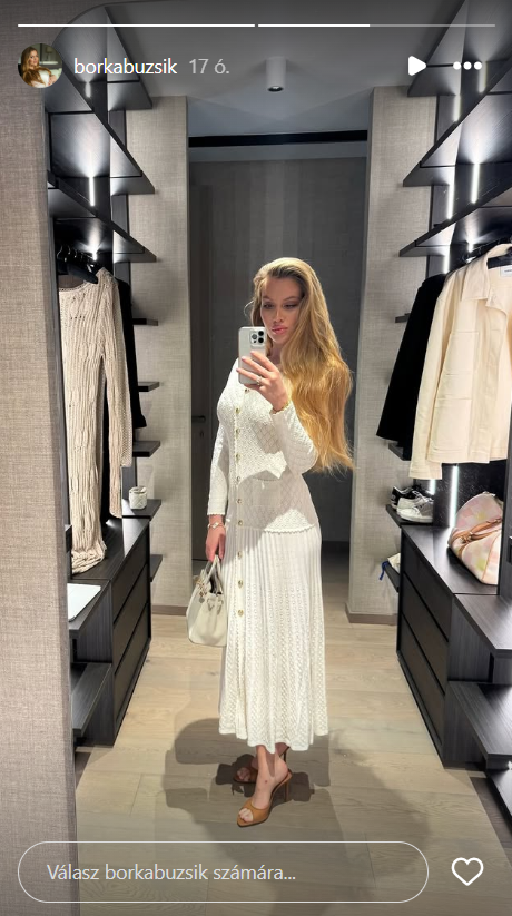 Buzsik Borka álomszép édesanya