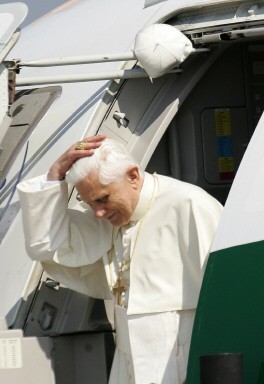 GERMANY-POPE-WYD-ARRIVAL