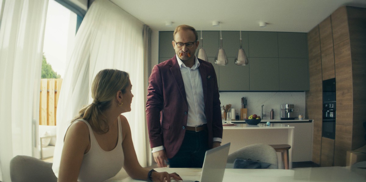 Małgorzata Socha i Borys Szyc w filmie "Psoty"