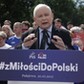 Prezes PiS Jarosław Kaczyński podczas pikniku rodzinnego PiS w Połajewie, 30.07.2023 r.