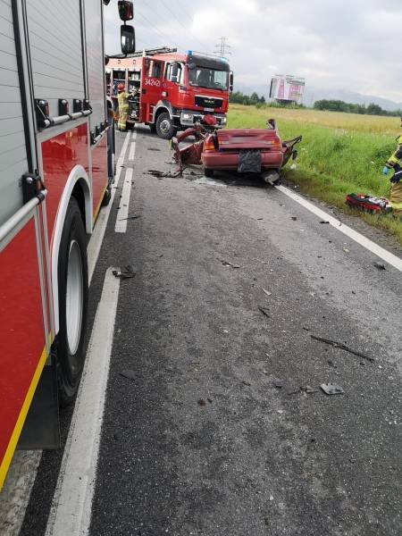 Wypadek w Starym Sączu