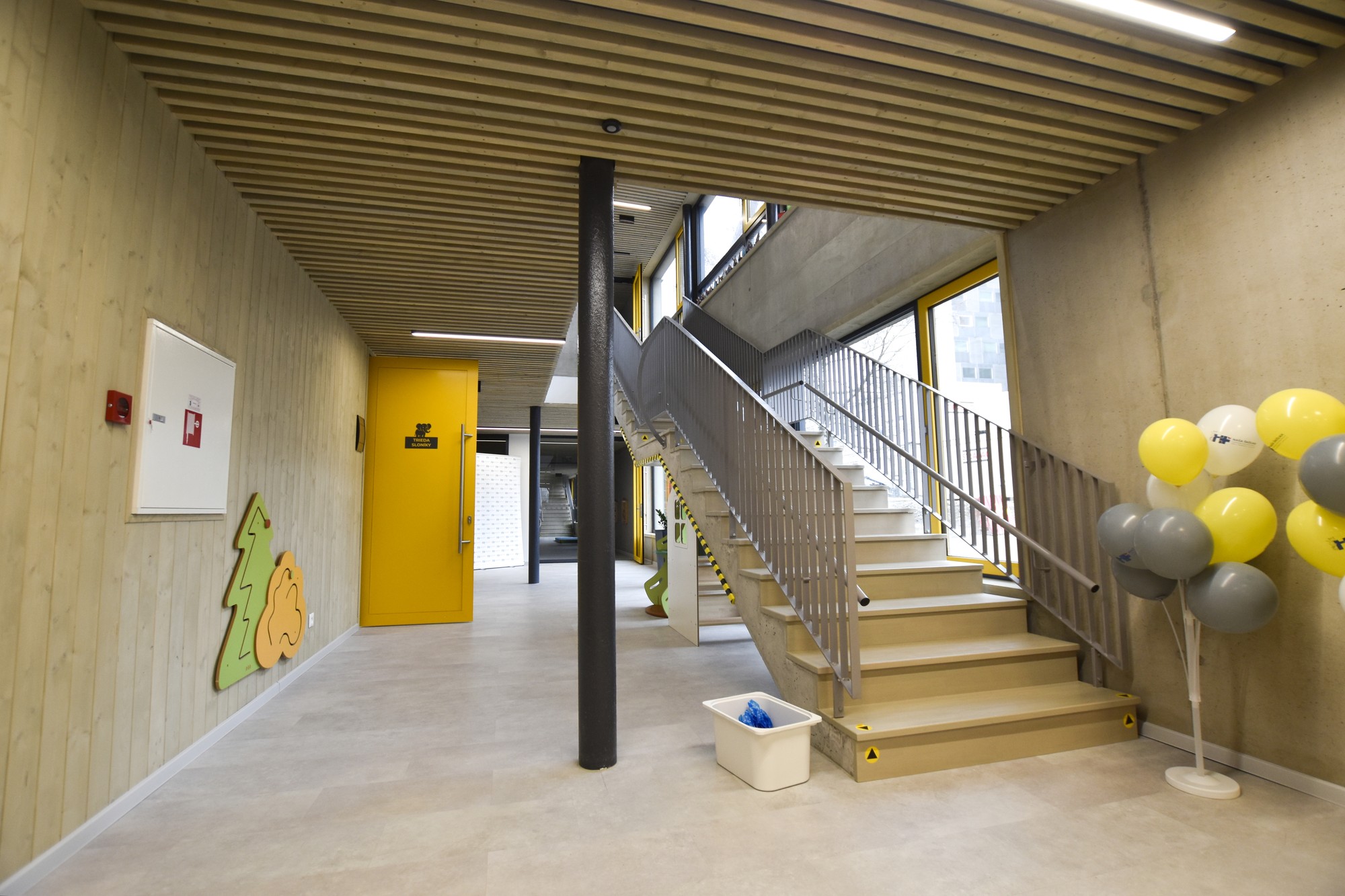 Nové priestory škôlky Rooseveltovej nemocnice v Banskej Bystrici.