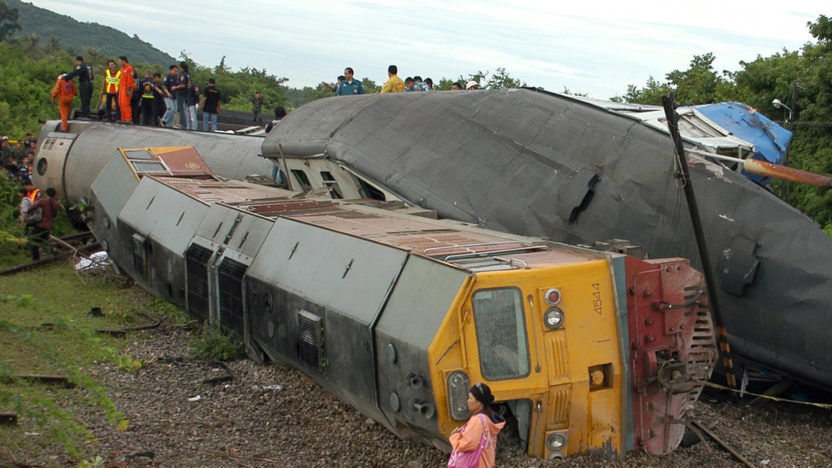 THAILAND ACCIDENTS TRAIN DERAILED