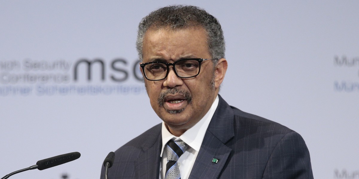 Szef Światowej Organizacji Zdrowia (WHO) Tedros Adhanom Ghebreyesus trafił na kwarantannę z powodu kontaktu z osobą zakażoną koronawirusem