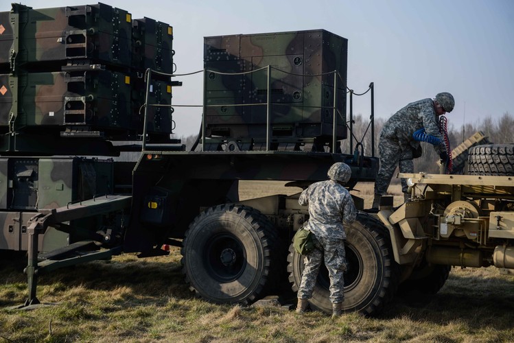 Pokaz sprzętu oraz uzbrojenia baterii Patriot odbył się, 21 bm. w Sochaczewie.
<br><br>
(cat) PAP/Jakub Kamiński