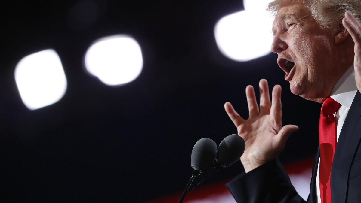 Republican U.S. presidential nominee Donald Trump speaks during the final session of the Republican 