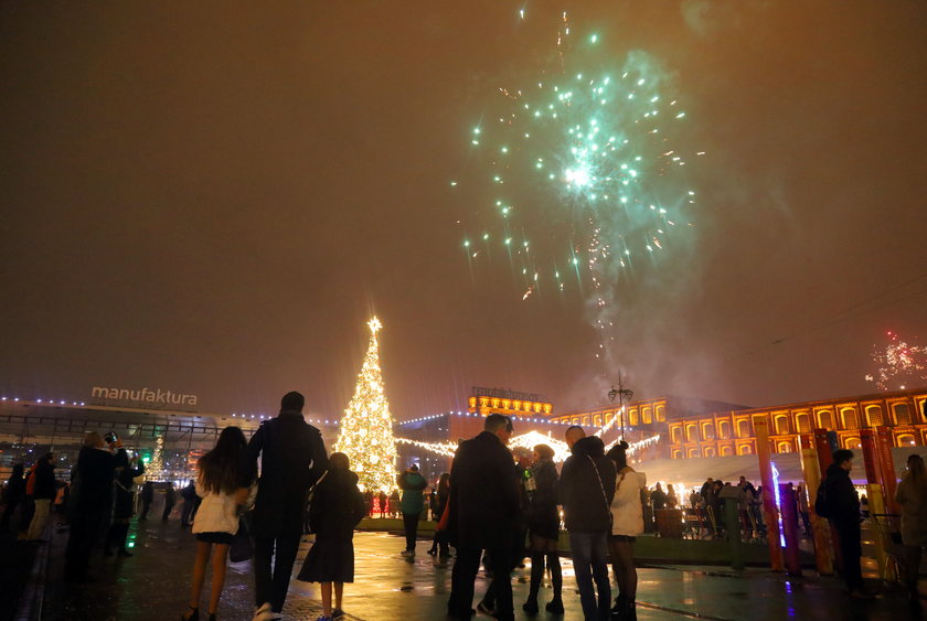 Tak świętowaliśmy przyjście nowego roku w Łodzi