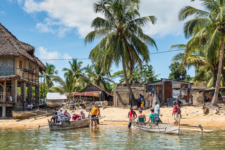 Madagaskar, wyspa Nosy Be, popularny kurort na Oceanie Indyjskim