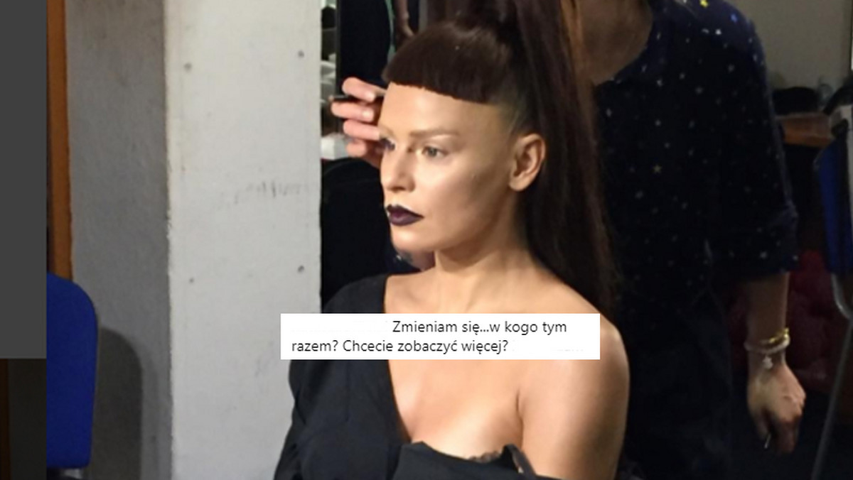 Natasza Urbańska pokazała na Instagramie zdjęcie z przygotowań do występu. Wielu internautów miało problem, by poznać swoją ulubioną aktorkę i piosenkarkę. Metamorfoza robi wrażenie!