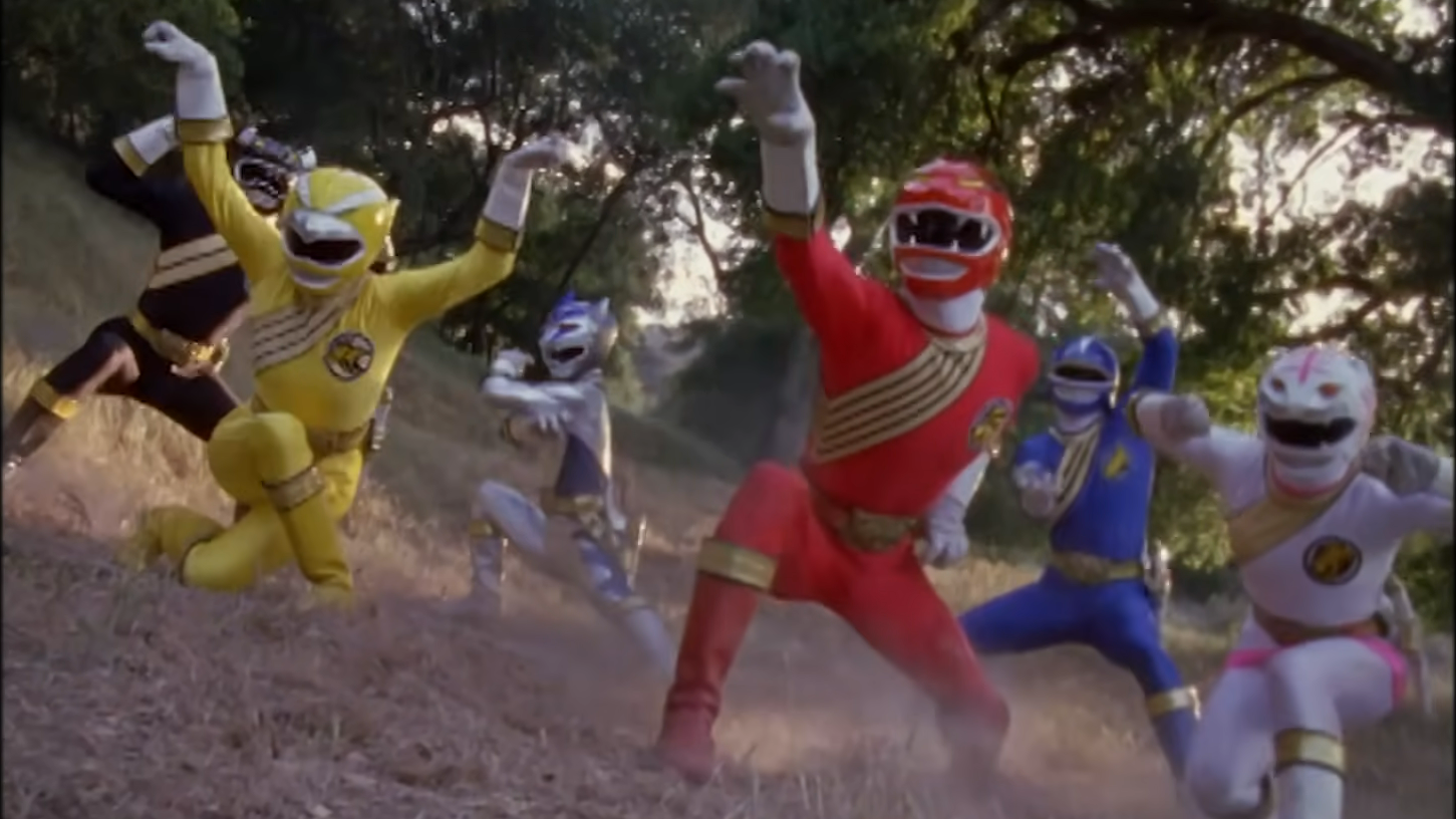 Seriál Power Rangers. 