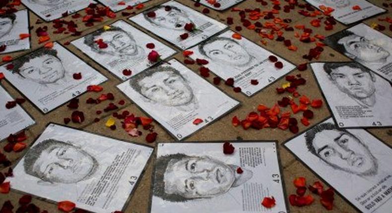 Pictures of Missing Mexican Students