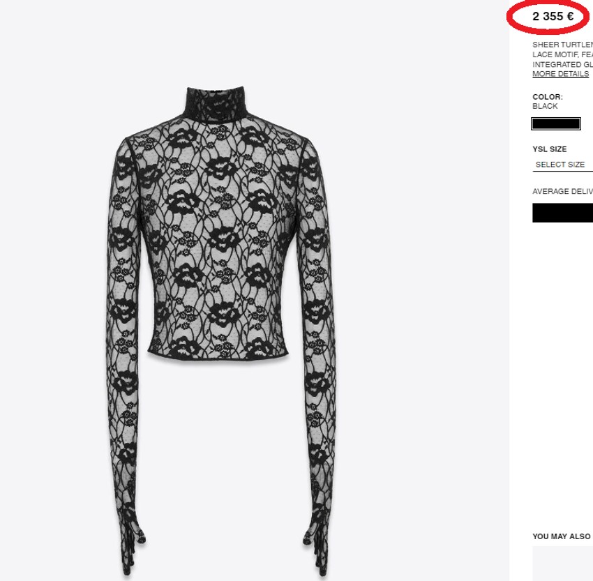 Aleksandra Prijović čipkasta kombinacija