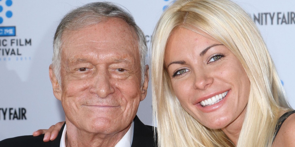 Hugh Hefner i Crystal Harris