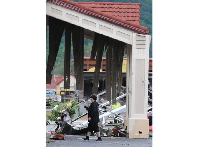 Gruzy miejscowego hotelu