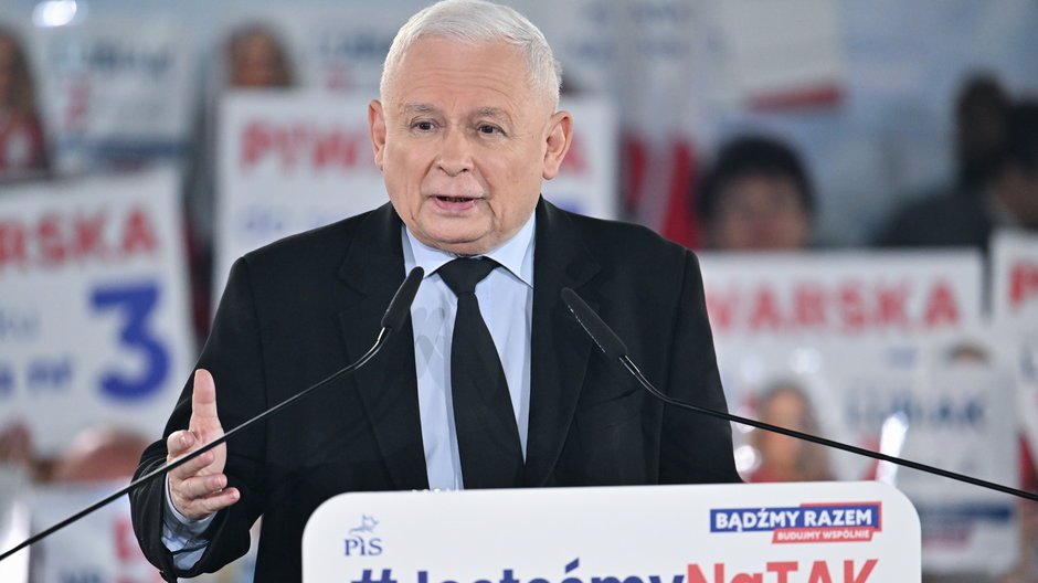 Prezes PiS Jarosław Kaczyński