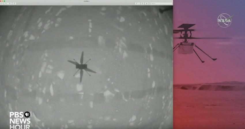 Prvi let helikoptera na Marsu
