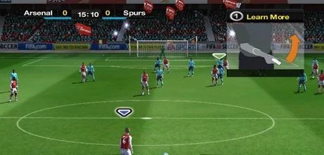 Screen z gry "FIFA 08" (wersja na Wii)