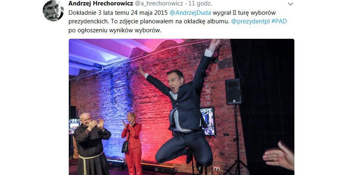 Niesamowite zdjęcie prezydenta. Niepohamowana radość