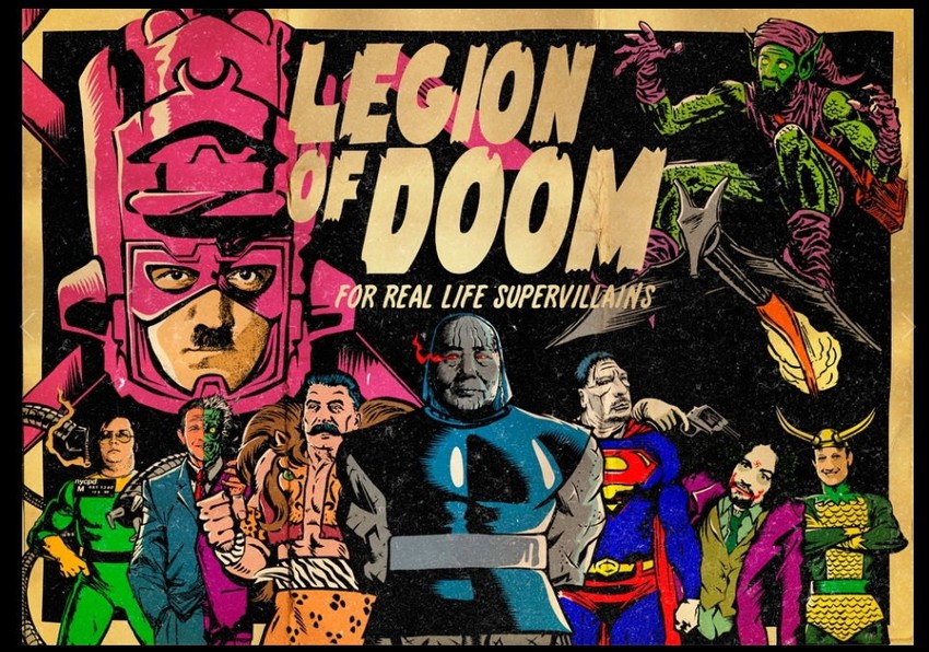 Brazilski umetnik Marijano da Luz  predstavio je svoju vlastitu “Legiju zlikovaca”