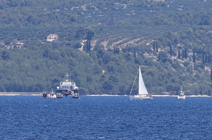 Sudar katamarana i jedrilice između Šolte i Brača 13. juna