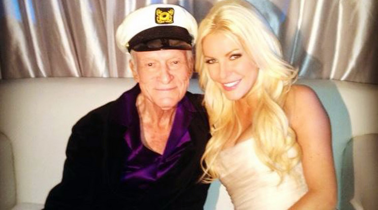 Hugh Hefner és Crystal Harris / Fotó: NORTHFOTO