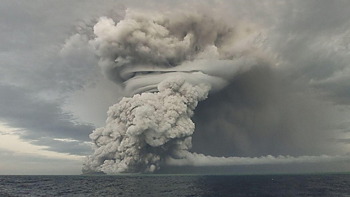 Ilsutracija: Vulkanska erupcija