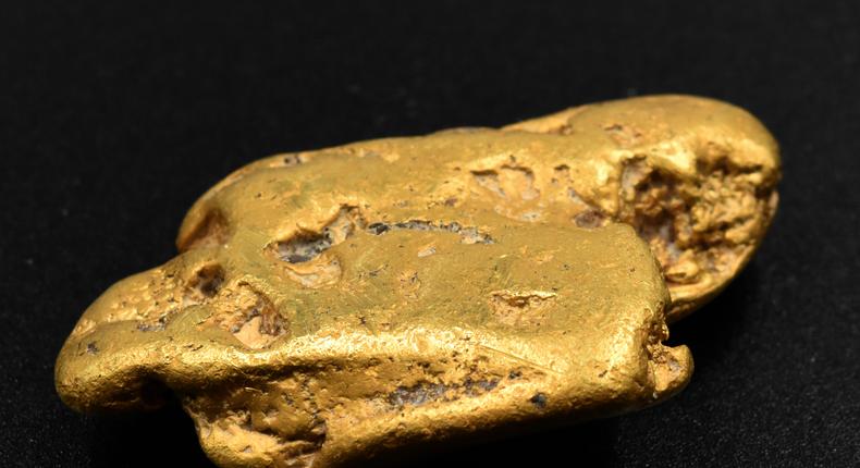 La pépite d'or, surnommée Hiro's Nugget, pèse 64,8 grammes/Mullock Jones