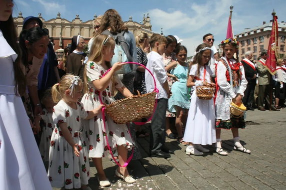 Procesja Bożego Ciała w Krakowie