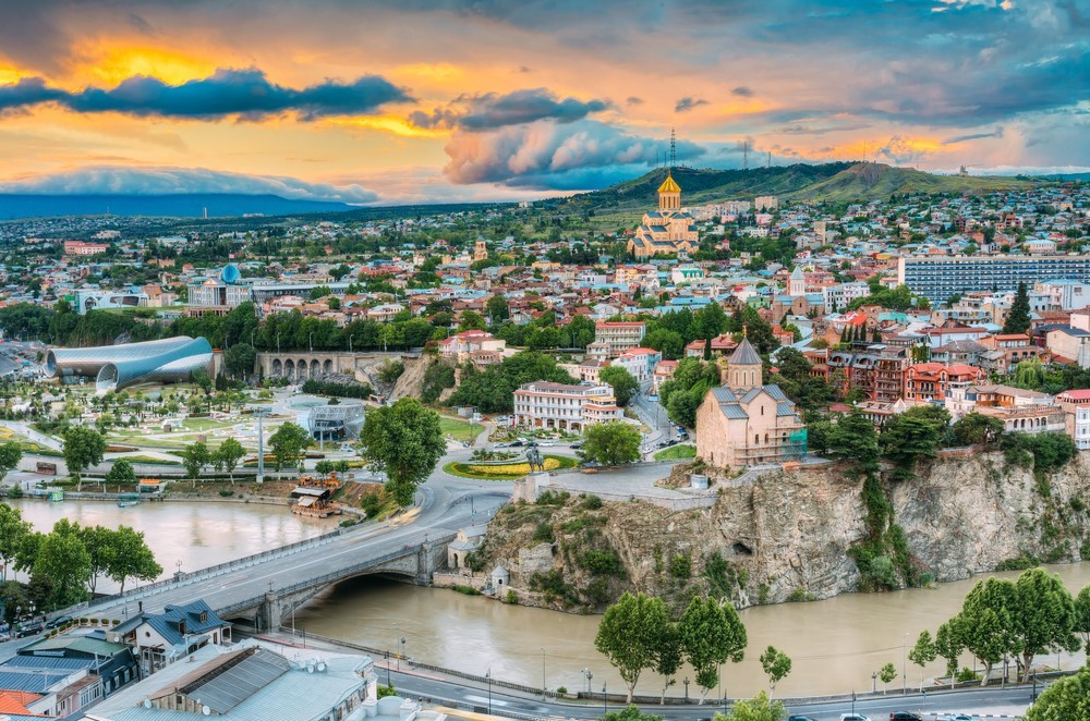 Gruzínske hlavné mesto Tbilisi