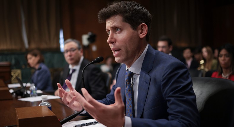 OpenAI CEO Sam Altman told reporters in London that he was concerned about the EU's AI Act, and said the ChatGPT-maker could cease operating in Europe.Win McNamee/Getty Images