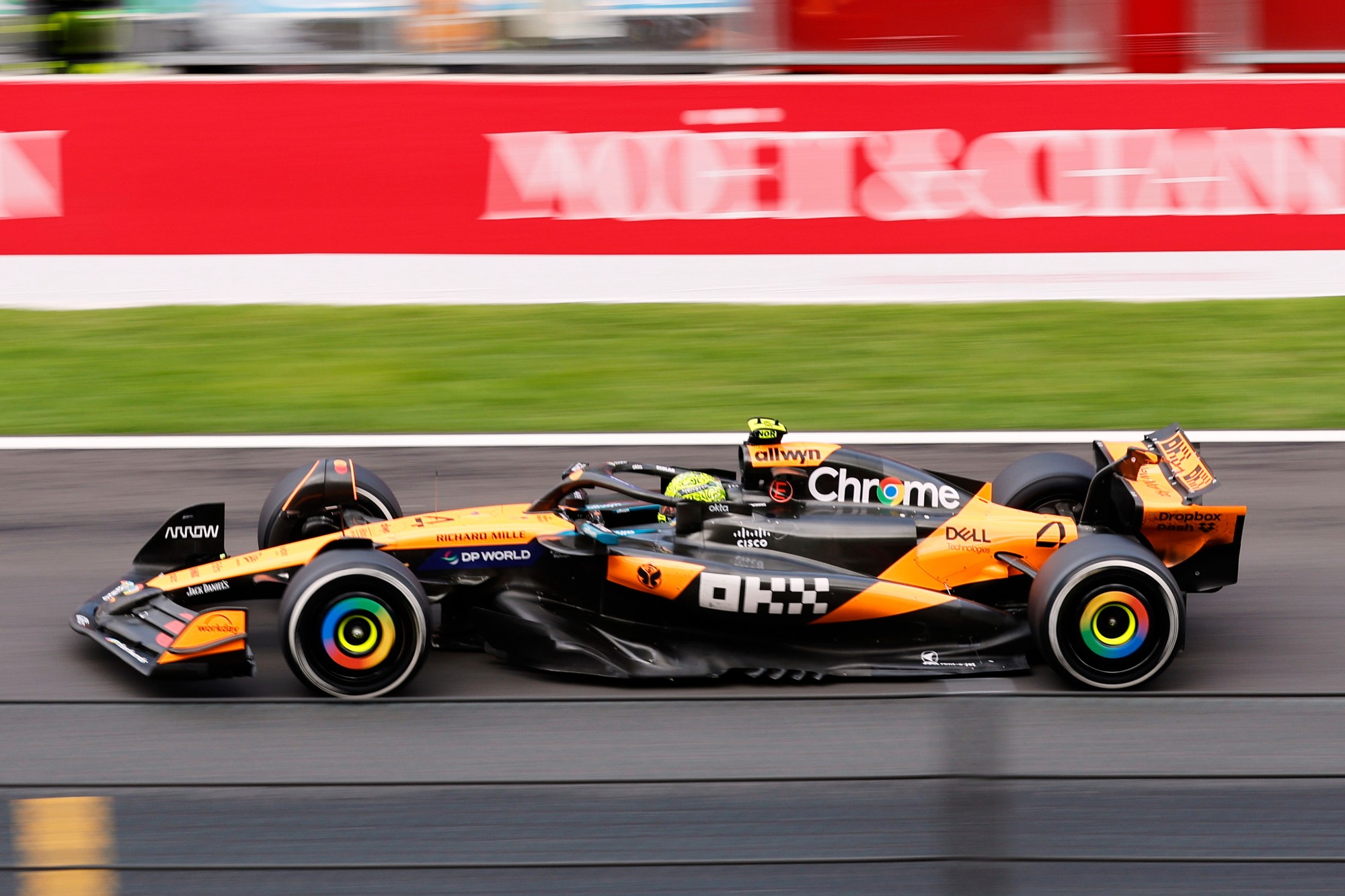 VC Belgicka: Britský pilot Lando Norris (McLaren).