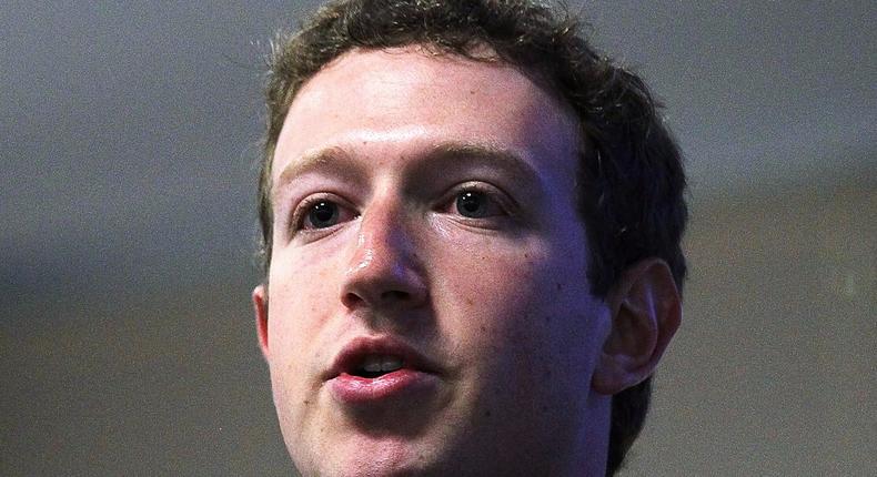 Facebook CEO Mark Zuckerberg.