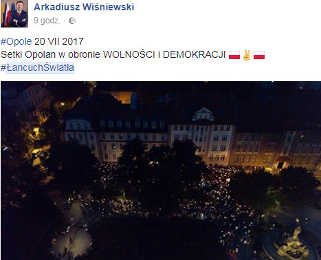 Arkadiusz Wiśniewski na Facebooku